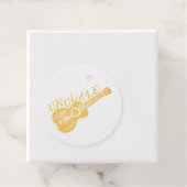 ウクレレ文字及び画像ハート フェイバータグ (箱)