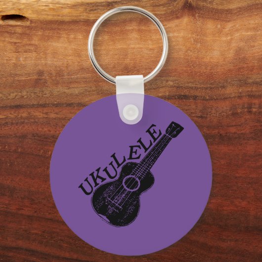 ウクレレ文字及び画像 キーホルダー (裏面)