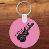 ウクレレ文字及び画像 キーホルダー (裏面)