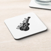 ウクレレ文字及び画像 コースター (左側)