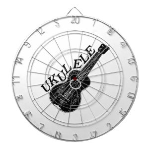 ウクレレ文字及び画像 ダーツボード