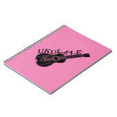 ウクレレ文字及び画像 ノートブック (左側)