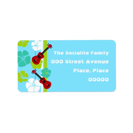 ウクレレ時間！ ラベル (正面)