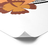 ウクレレ最高のミュージシャンギフト ポスター (角)