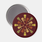 ウクレレ磁石 マグネット (正面/裏面)