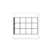 ウクレレ空白のコード ラバースタンプ (インプリント)