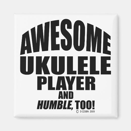 ウクレレ素晴らしプレイヤー マグネット (正面)