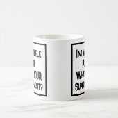 ウクレレ選手のすごい才能。コーヒーマグ コーヒーマグカップ (中央)