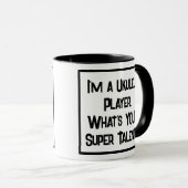 ウクレレ選手のすごい才能。2トーンコーヒーマグ マグカップ (正面右)