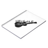 ウクレレ テキストと画像 ノートブック (左側)