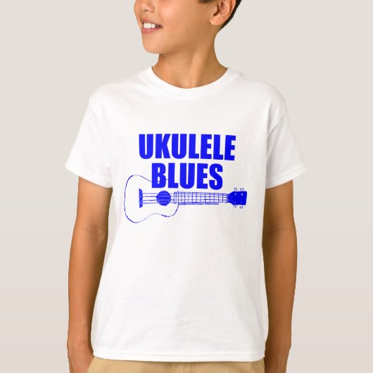 ウクレレ・ブルース Tシャツ (正面)