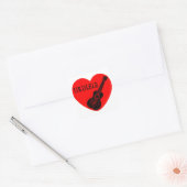 ウクレレ・ラブ スクエアシール (封筒)