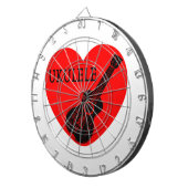 ウクレレ ラブ ダーツボード (正面右)