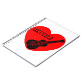 ウクレレ・ラブ ノートブック (左側)