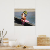 ウクレレ・レディ・イン・ハワイ ポスター (キッチン)