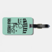 ウクレレ、脳凍結 ラゲッジタグ (裏面横)
