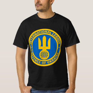 ウク国際的ルの領土防衛軍の部隊 Tシャツ