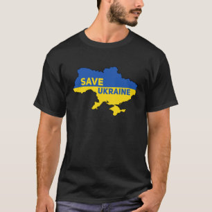 ウク救ライナの侵ロシアの入から Tシャツ