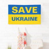 ウク救ライナウクライナ国旗 横断幕 (インサイチュ)