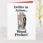 ウグイスおもしろいカ カード (黄色い花)