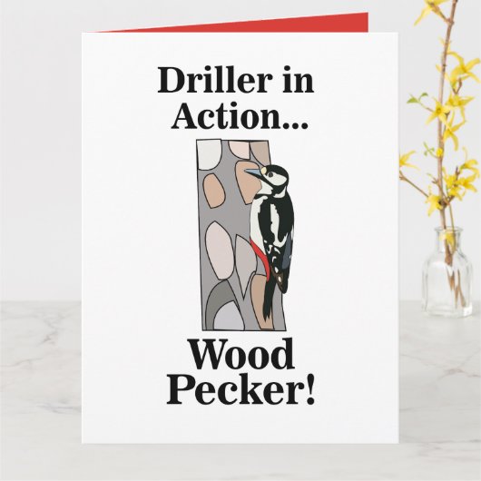 ウグイスおもしろいカ カード (黄色い花)