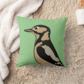 ウグイスの鳥の自然野生動物 クッション (ブランケット)