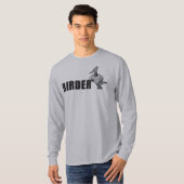 ウグイスの鳥の観察 Tシャツ (正面フル)