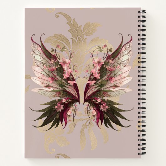 ウグイス蝶 ノートブック (裏面)