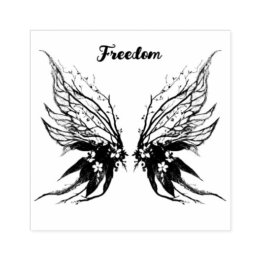 ウグイス蝶 ラバースタンプ (インプリント)