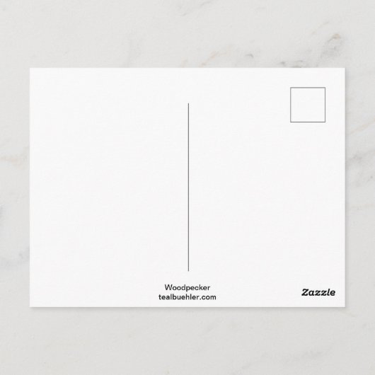 ウグイス ポストカード (裏面)