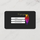 ウグイス 名刺 (正面)