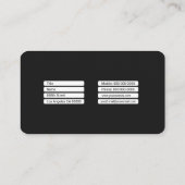 ウグイス 名刺 (裏面)