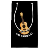 ウケレおもしろいプ前向きン・ダークBG スモールペーパーバッグ (正面)