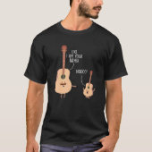 ウケ私はあなたの父ウクレレのギターおもしろいパパギフト Tシャツ (正面)