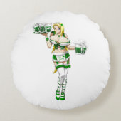 ウコギクローバー ラウンドクッション (正面)