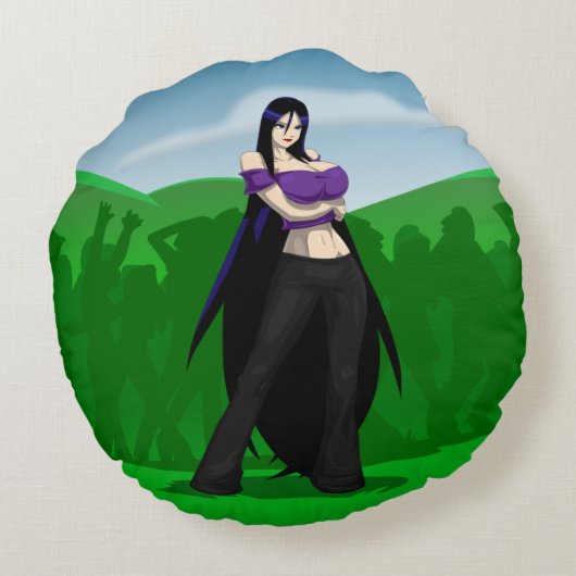 ウコギ/アリス ラウンドクッション (裏面)