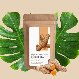 ウコンオーガニックハーブティー事業ラベル ラベル