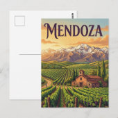 ウコ・バレー・ヴィンヤーズ ポストカード (正面/裏面)