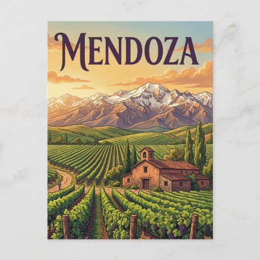 ウコ・バレー・ヴィンヤーズ ポストカード (正面)