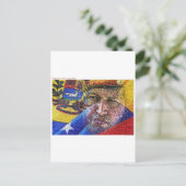 ウゴ・チャベス語 – ベネズエラ。 ポストカード (スタンド正面)