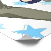 ウサキちゃんつるが3歳 ポスター (角)