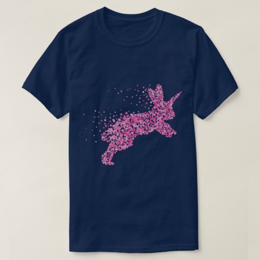 ウサギうさぎウサギのカルニッケル Tシャツ (デザイン正面)