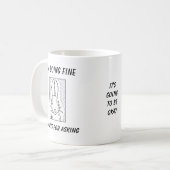 ウサギおもしろい漫画 コーヒーマグカップ (正面左)