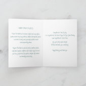 ウサギかノウサギの幸せな誕生日年 カード (内部)