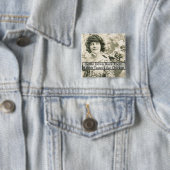 ウサギがニワトリの味がする – ヴィンテージ 缶バッジ (インサイチュ)