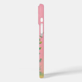 ウサギがパステルでキノコに鮮やか座る Case-Mate iPhoneケース (裏面 / 左)