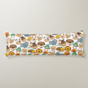 ウサギが子どもを白く育てる愛らしい牧畜牛 ボディピロー