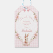 ウサギが1歳の誕生日を迎える Some Bunny is Turning One 1st Birth ギフトタグ (裏面)