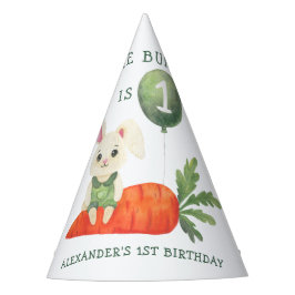 ウサギが1歳の誕生日 パーティーハット