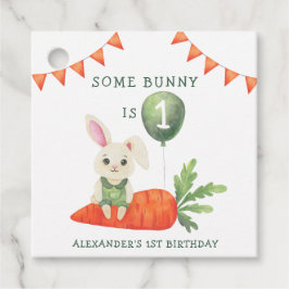 ウサギが1歳の誕生日 フェイバータグ